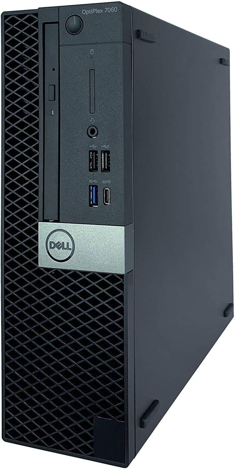 Dell Dell Optiplex 7060 Desktop Computer | Hexa Core Intel i5 (3.2GHz) | 16GB DDR4 RAM | 500GB SSD | Windows 11 Pro | New 24in LCD Monitor + RGB Keyboard & Mouse + Speakers | Home or Office PC (Renewed)