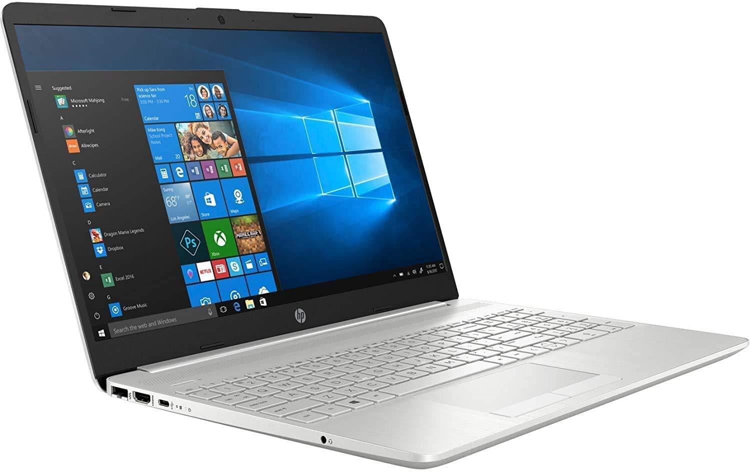 HP HP 15 Laptop, 15.6\" HD Touchscreen, Intel Core i5-1135G7 Processor 2.4GHz to 4.2GHz, 16GB DDR4 RAM, 512GB PCIe SSD+1TB HDD, Webcam, Backlit Keyboard, HDMI, RJ-45, Windows 10 Home, Silver, KKE Mousepad