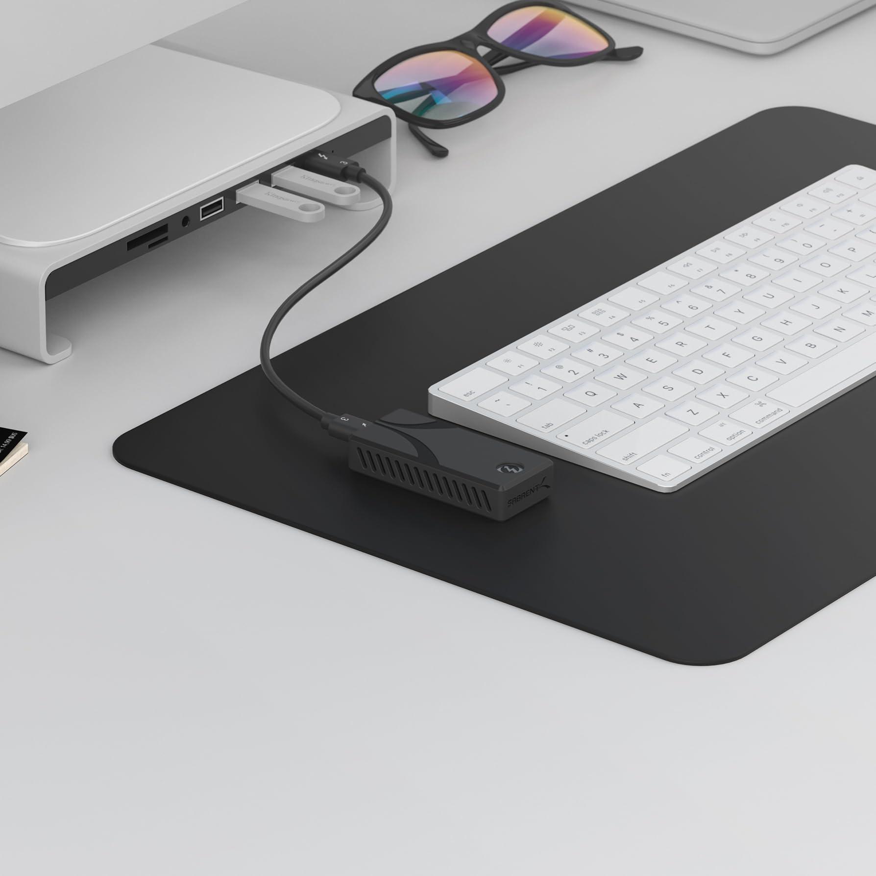 SABRENT SABRENT 1TB Rocket Nano XTRM External SSD, USB 3.2 / Thunderbolt 3, Speeds Up to 2700MBps (SB-XTMN-1TB)