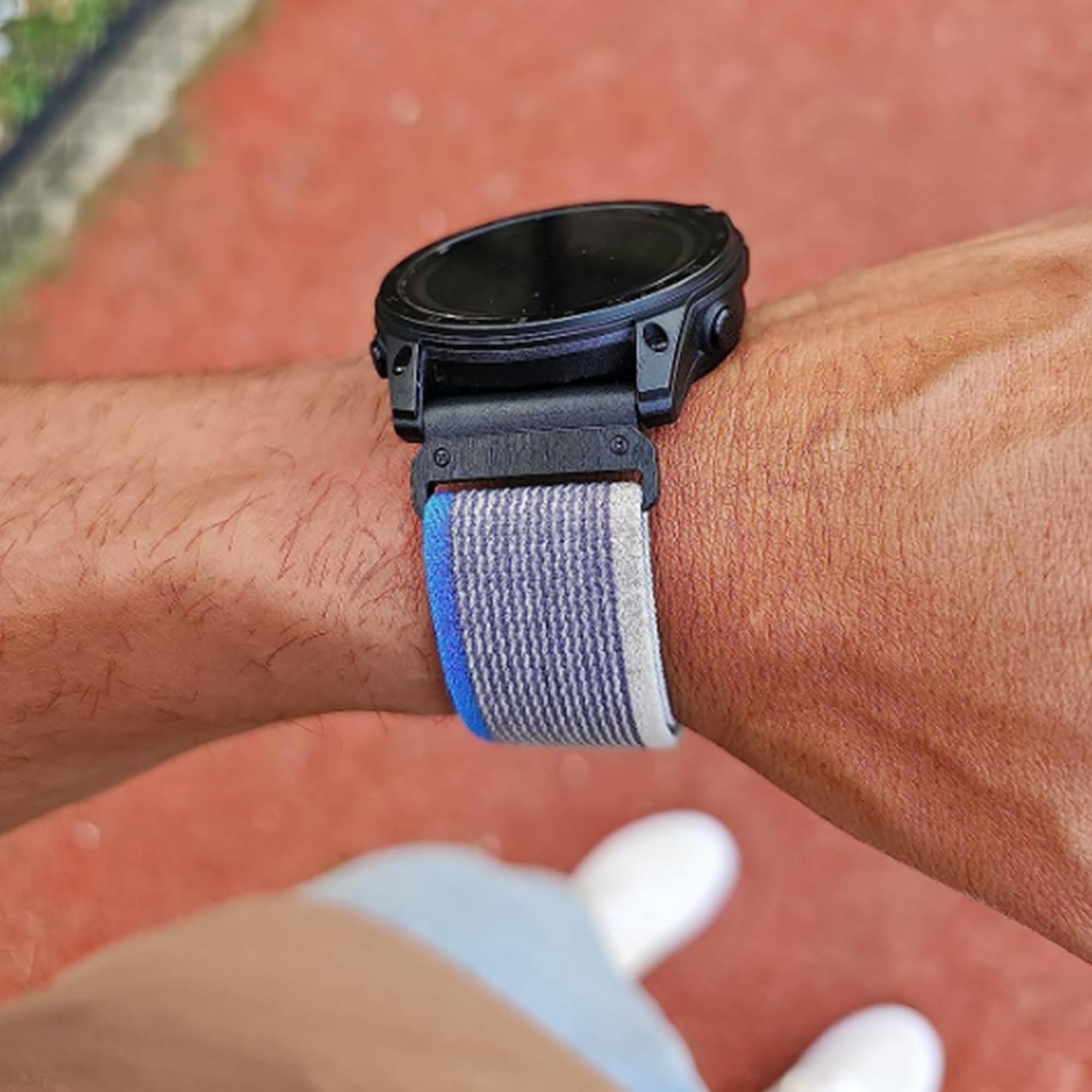 Zeit Diktator Zeit Diktator 26mm Quickfit Watchbands Compatible With Garmin Fenix 8 51mm 7x 6x Pro Tactix 7 pro 5x plus Enduro 3 2,Alpine Loop Nylon Watch Bands For Fenix 3/3HR MK2 Delta For Men-Large