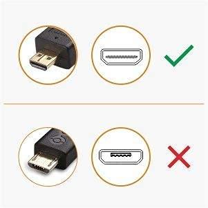 Cable Matters Cable Matters High Speed HDMI to Micro HDMI Cable (Micro HDMI to HDMI) 4K Resolution Ready - 10 Feet & 2-Pack Mini HDMI to HDMI Adapter