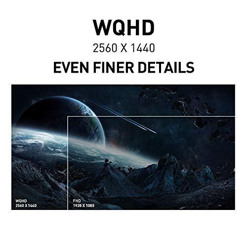 MSI MSI G273QPF, 27" Gaming Monitor, 2560 x 1440 (QHD), Rapid IPS, 1ms, 165Hz, G-Sync Compatible, HDMI, Displayport, Tilt, Swivel, Height Adjustable, Pivot