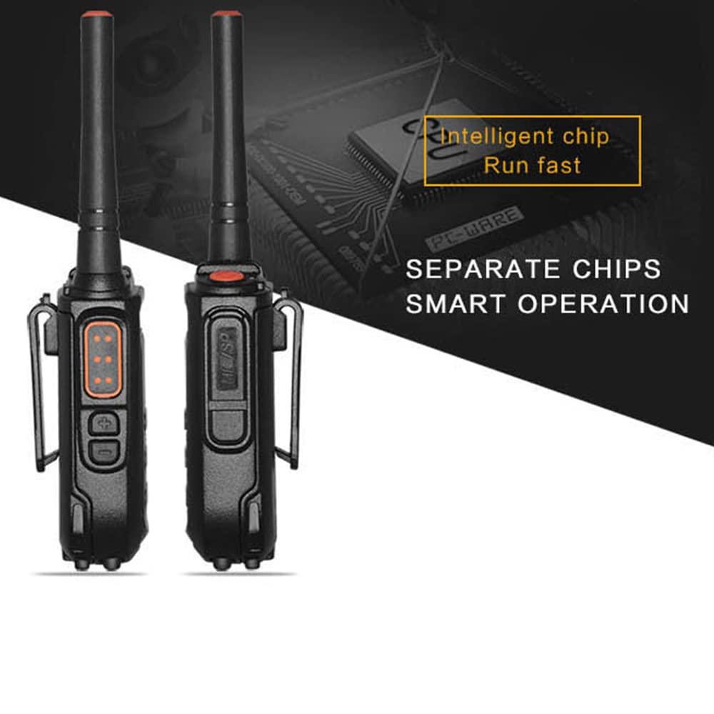 TXQ Wurui DP168 dmr walkie Talkie 2 Pack Mini Cheap Digital uhf Two Way Radio gmrs Long Range for Workplace Adults Skiing intercom Hospital Hotel Waterproof (2 PCS)