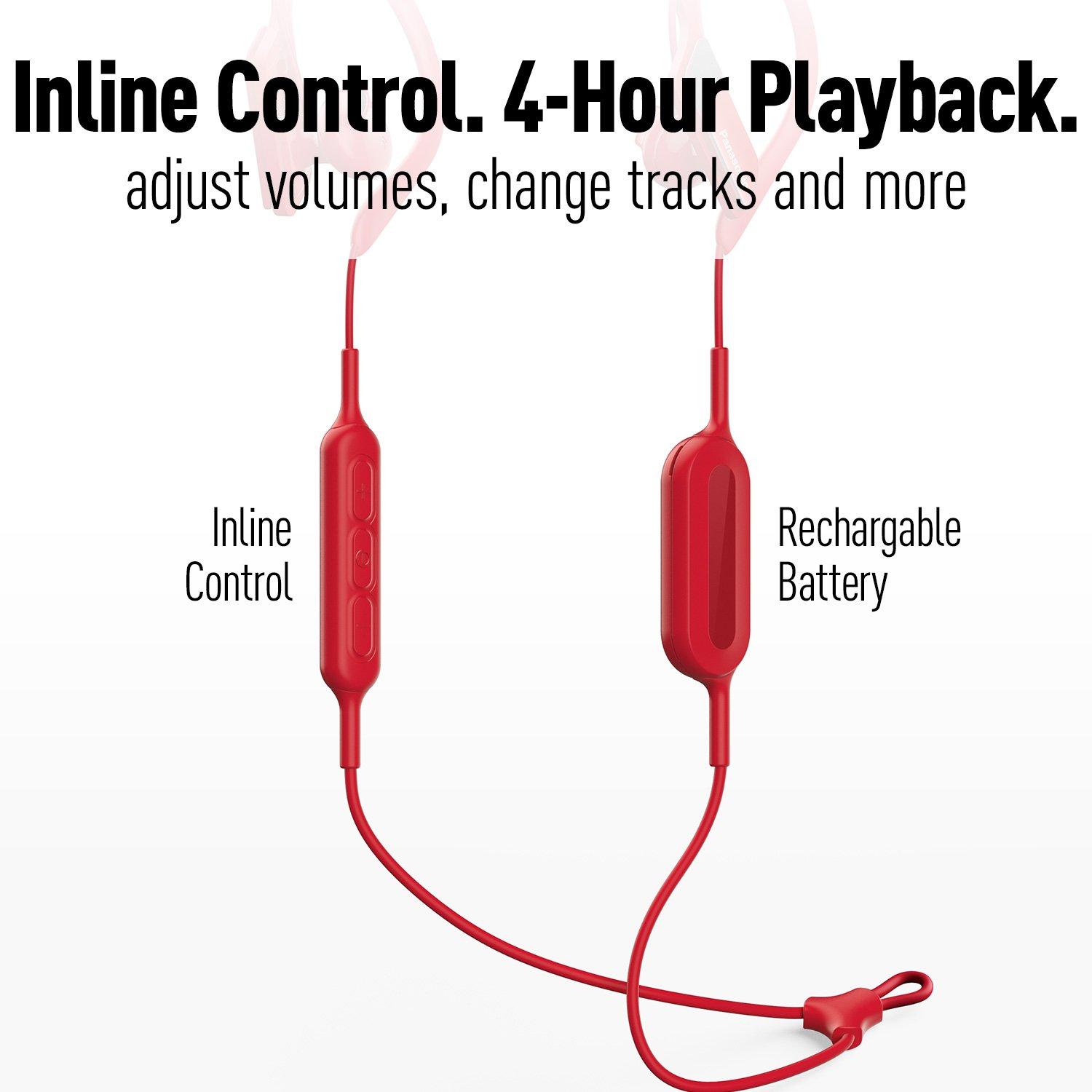 Panasonic Panasonic RP-BTS10-Y WINGS Bluetooth Sport Earphones Yellow