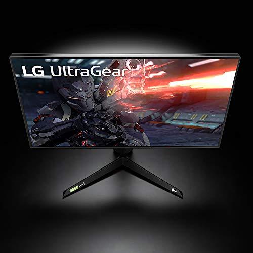 LG LG 27GN950-B UltraGear Gaming Monitor 27 UHD (3840 x 2160) Nano IPS Display, 1ms Response Time, 144Hz Refresh Rate, G-SYNC Compatibility, AMD FreeSync Premium Pro, Tilt/Height/Pivot Adjustable Stand