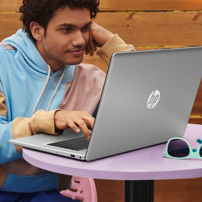 HP HP 17.3" Business Laptop Computer, Windows 11 Pro Laptop 32GB RAM 1TB SSD, Intel Core i3-1215U 6-Core Processor, FHD IPS LED Display, Numeric Keypad, Camera Shutter, NLY Earphones, Natural Silver