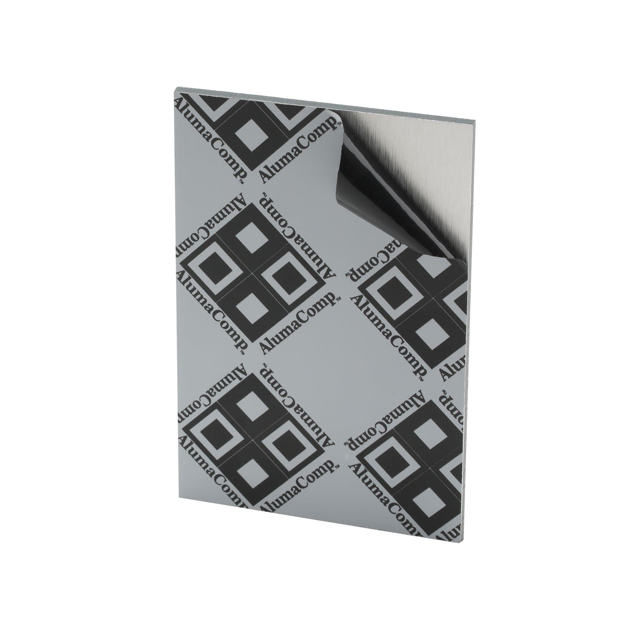 AlumaComp AlumaComp Aluminum Archival Painting & Mounting Panel 9x12", 4 Pack, Double-Sided, 100% Archival, Acid-Free, 4mm Thick, for All Media