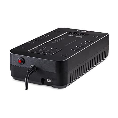 CyberPower CyberPower ST900U Standby UPS System, 900VA/500W, 12 Outlets, 2 USB Charging Ports, Compact, Black