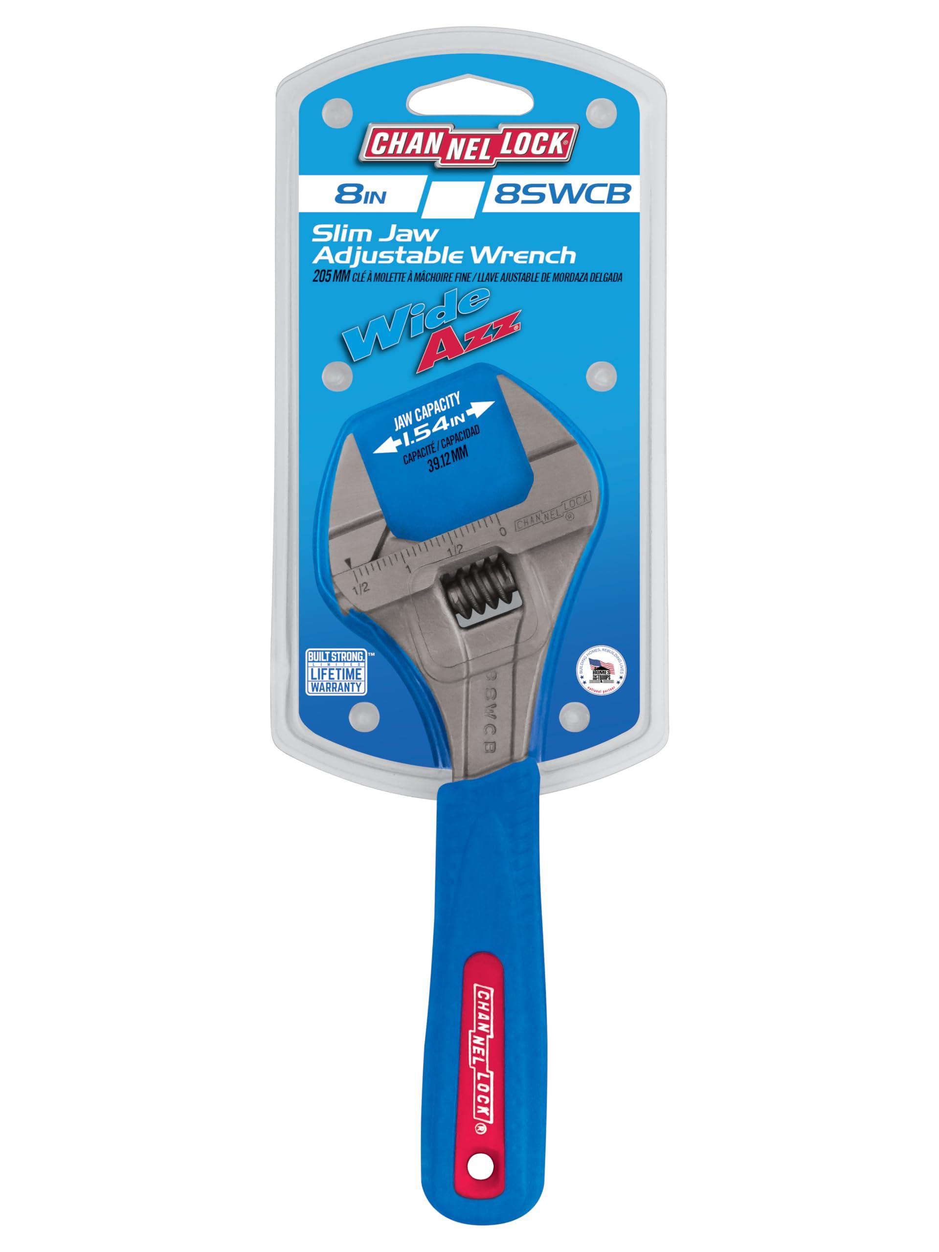 Channellock Channellock - 8 Xtra Slim Jaw Adj Wrench (8SWCB)