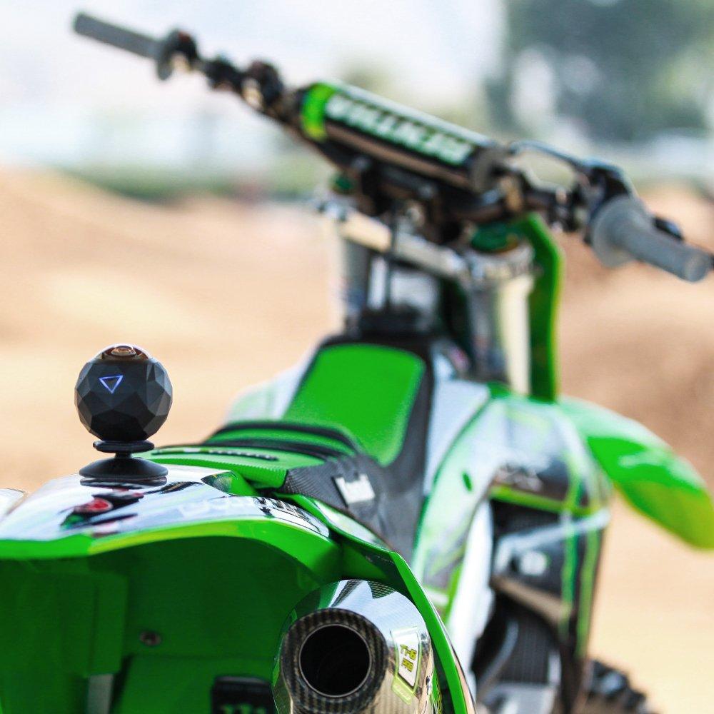 360fly 360fly 4K VR Capable Action Video Camera Professional Camcorder, Black (360fly 4K)