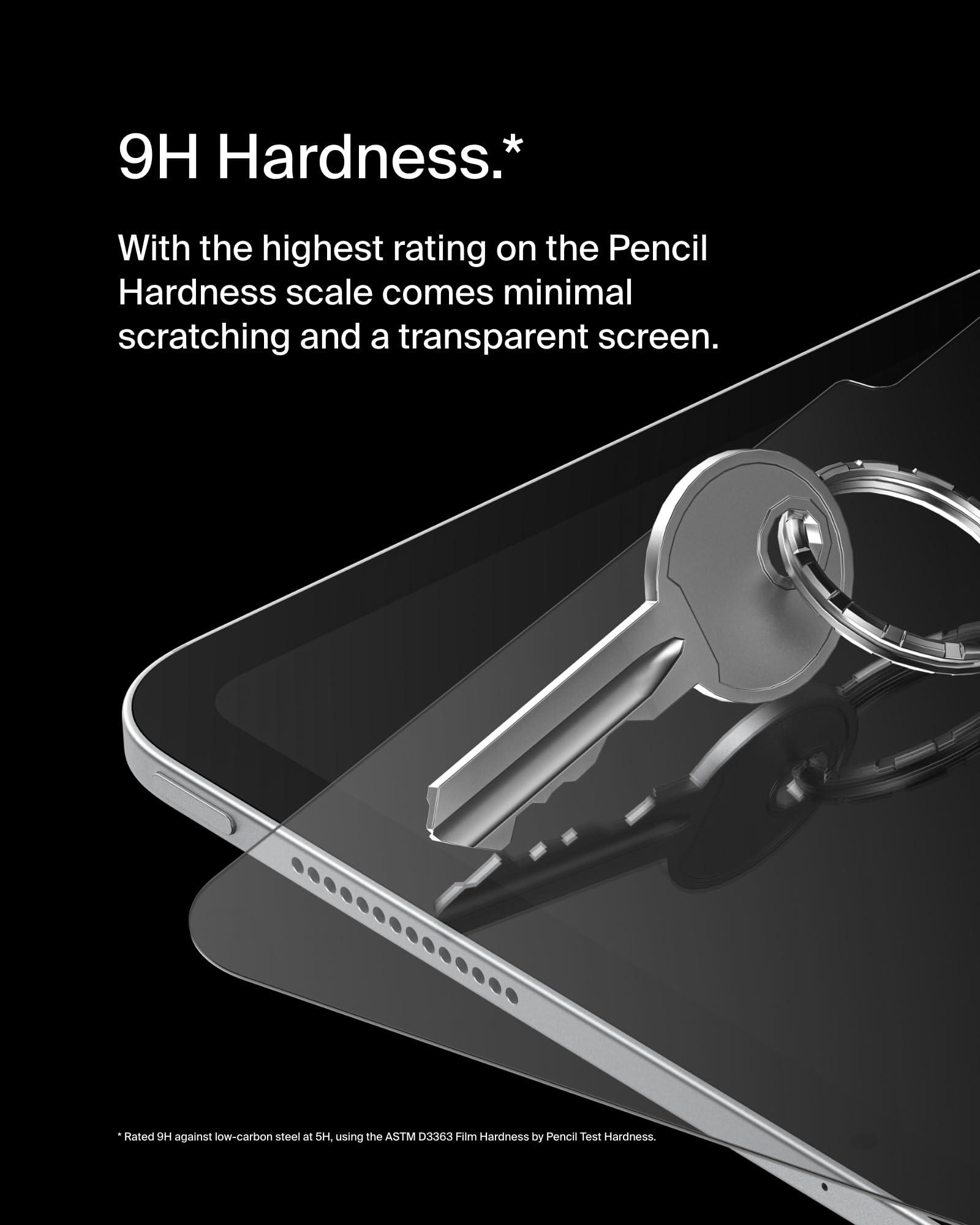 Belkin Belkin ScreenForce TemperedGlass Screen Protector for Apple iPad Pro 11" 7th Generation, Thin, Extra Durable, Scratch-Resistant w/Easy Installation, Compatible w/Case & Apple Pencil