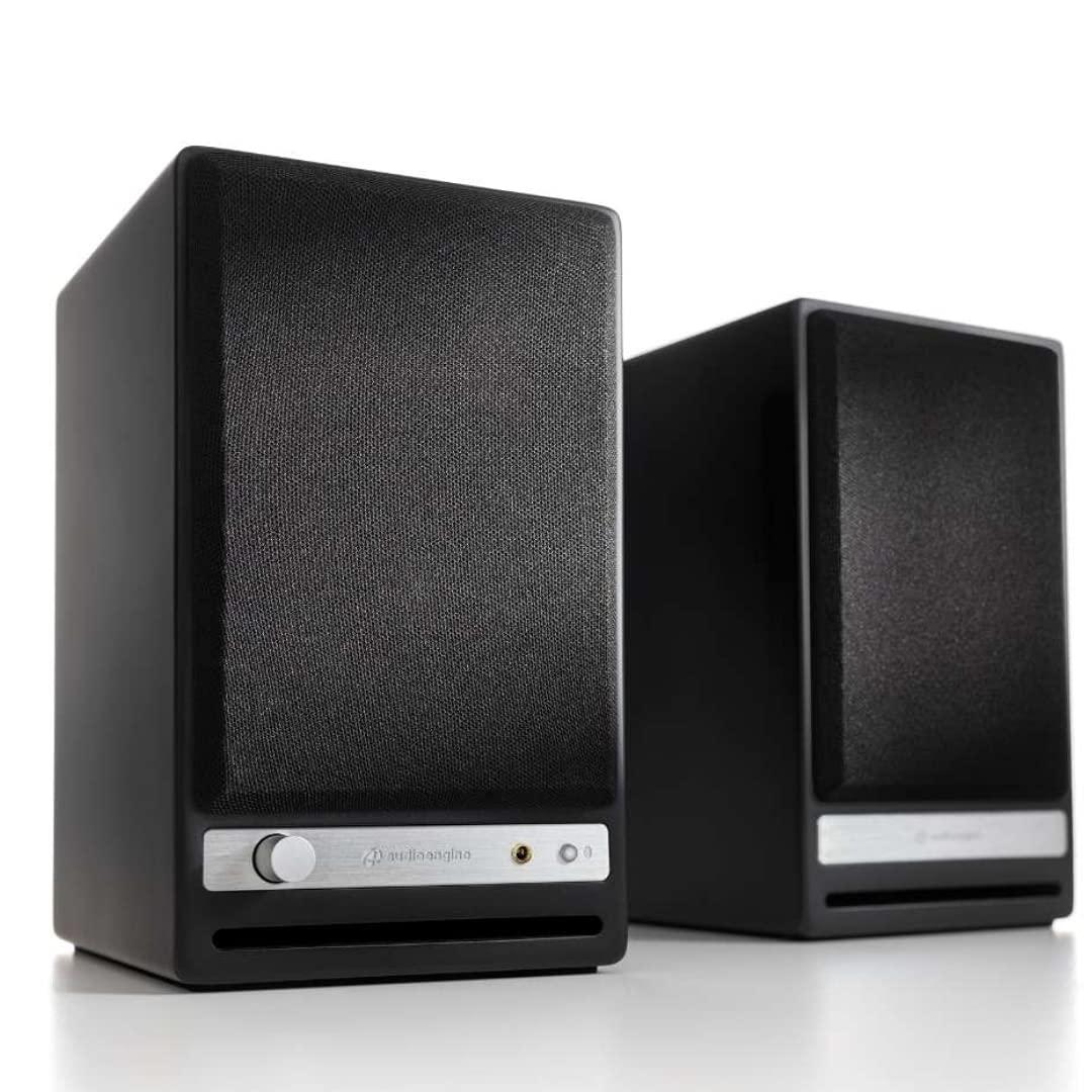 Audioengine Audioengine HD4 Black Wireless Bluetooth Speakers and S8 White Subwoofer Bundle