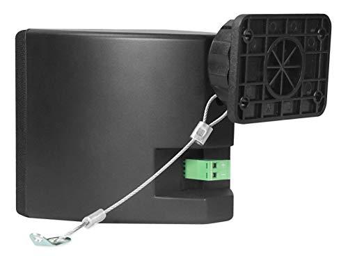 Rockville Rockville Cube Black Pair of 3.5" Black Home Theater Wall Speakers+Swivel Brackets