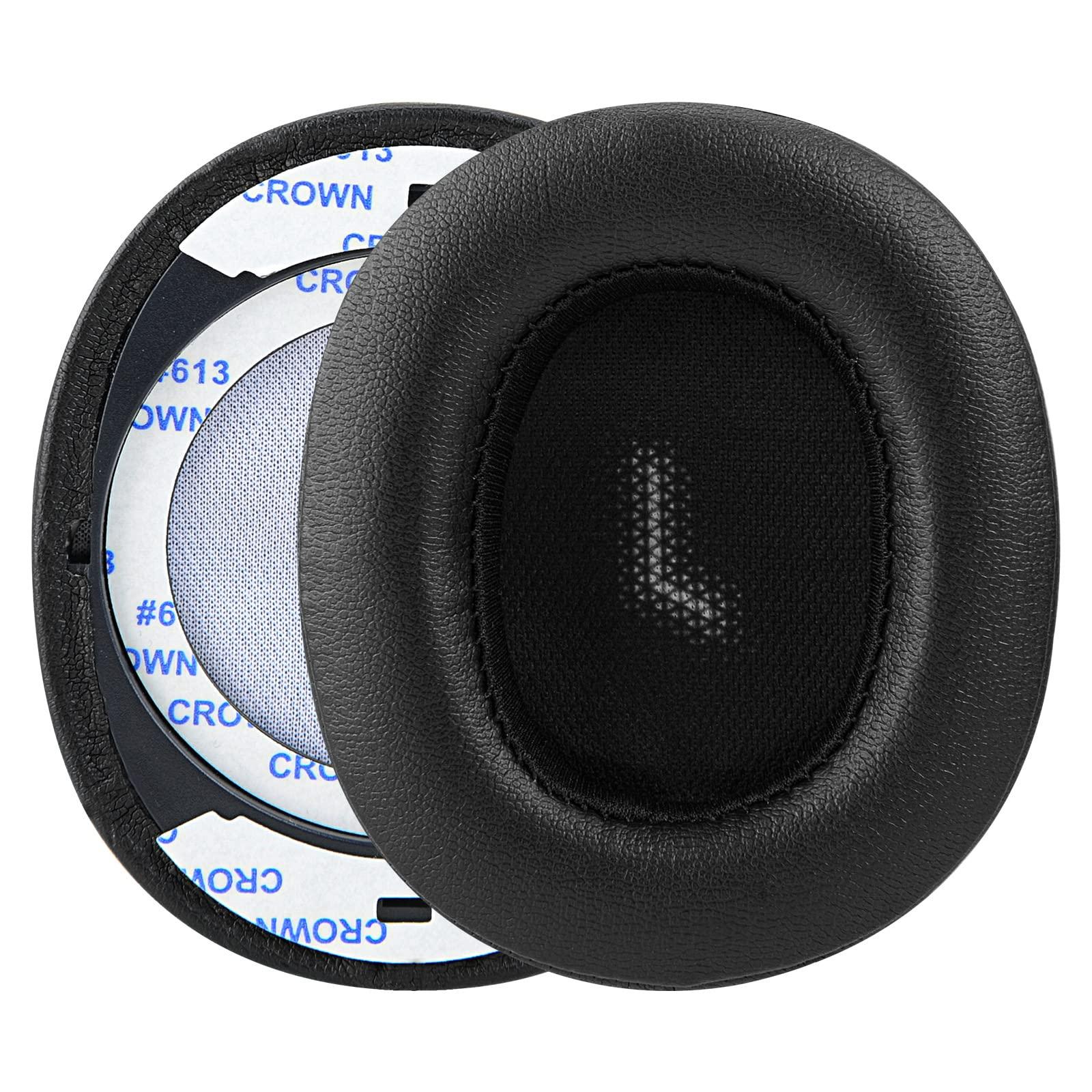 Linkidea Replacement Ear Pads for JBL E55BT Headphones Ear Cushions, Ear Covers, Headset Earpads (Protein Leather/Black)