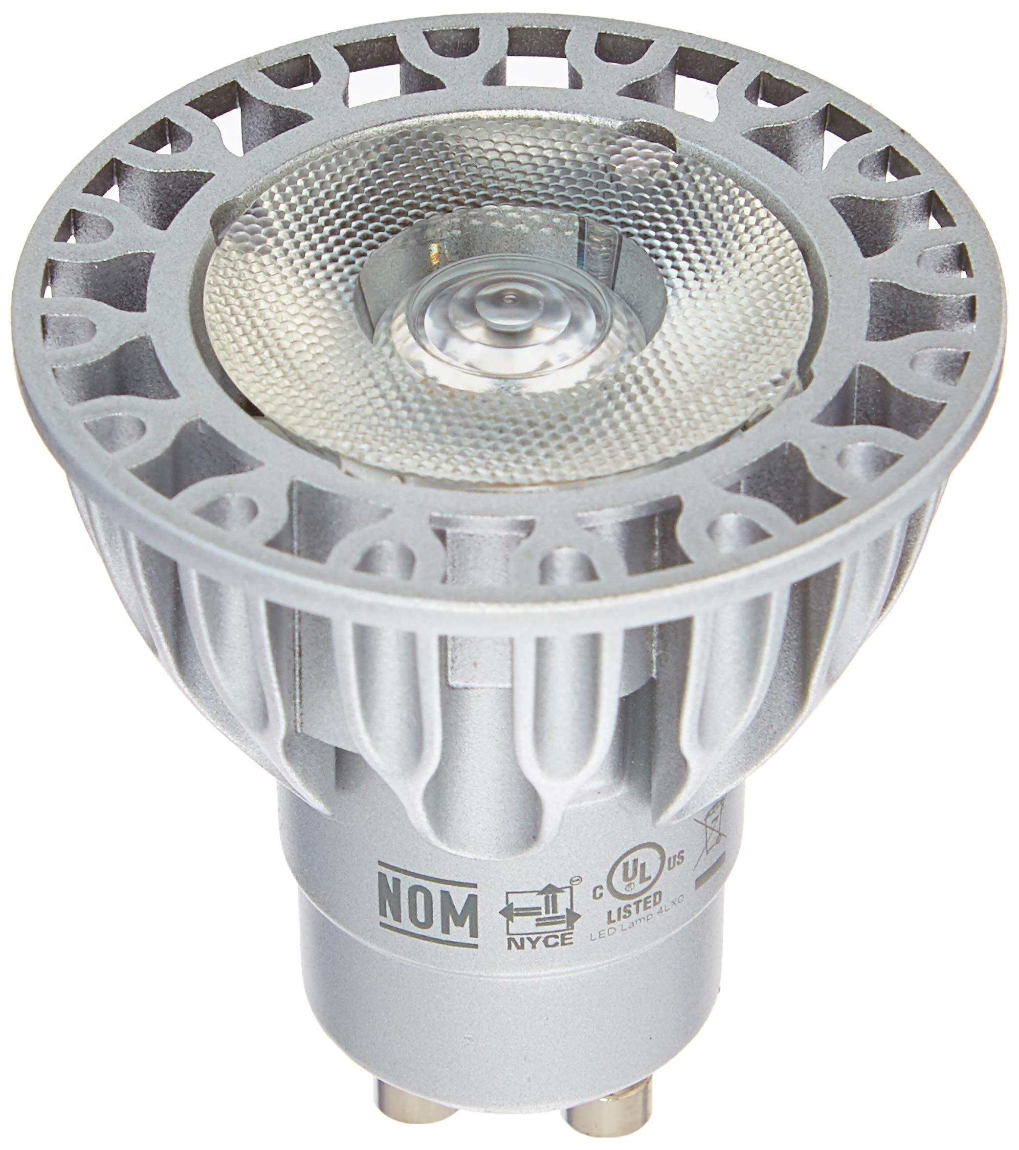 Bulbrite Bulbrite SM16GA-07-36D-930-03 SORAA 7.5W LED MR16 3000K Vivid 36° 120V GU10 DIM, Silver