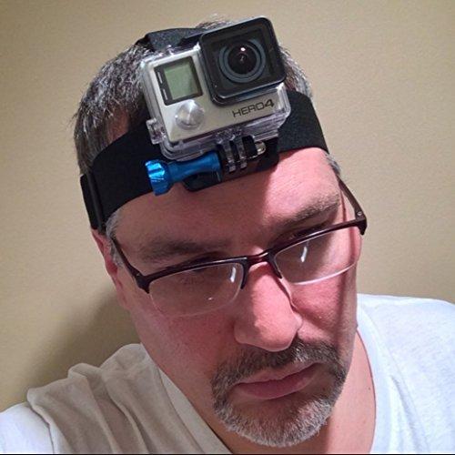 eCostConnection Head Strap Mount for ALL GoPro HERO Cameras + an eCostConnection Microfiber Cloth