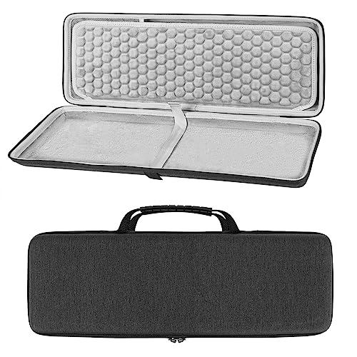 GEEKRIA Geekria Full Size Keyboard Case, Hard Shell Travel Carrying Bag for 108 Keys Computer Mechanical Gaming Keyboard, Compatible with Logitech G915 / G915 X (Dark Gray)