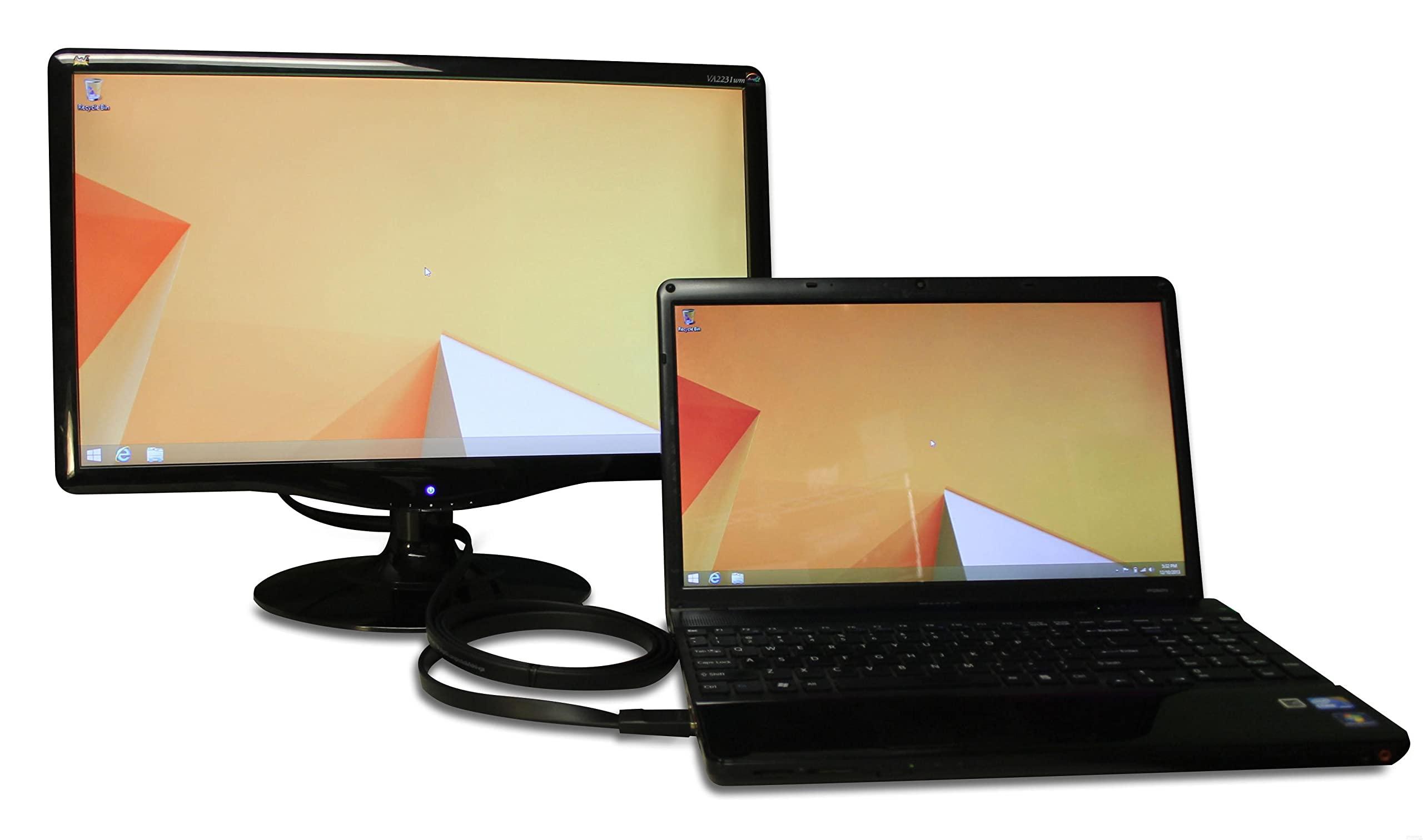 Plugable Plugable HDMI to VGA Adapter, Driverless 6 Foot (1.8 Meter) Converter Cable Supporting Up to 1920 x 1080 (60Hz)