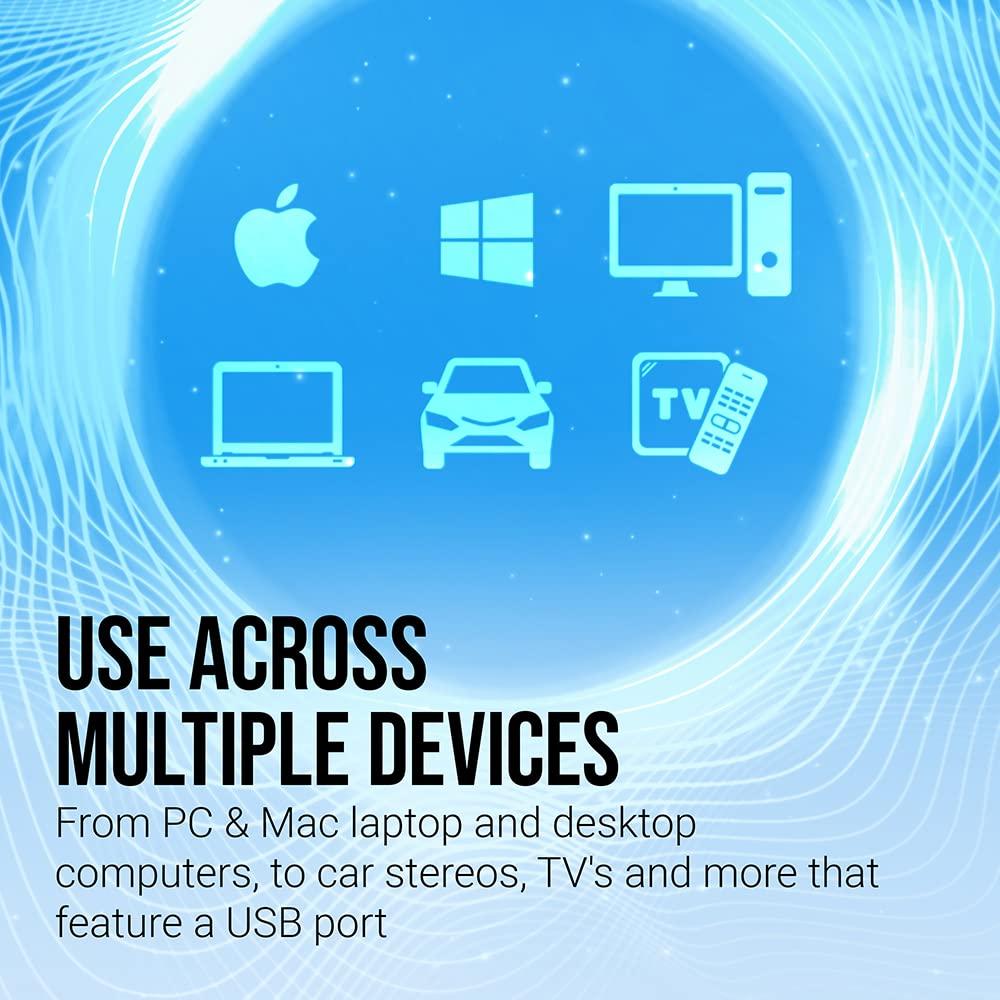 PNY PNY 32GB Turbo Attache 3 USB 3.0 Flash Drive, Grey (Pack of 5)