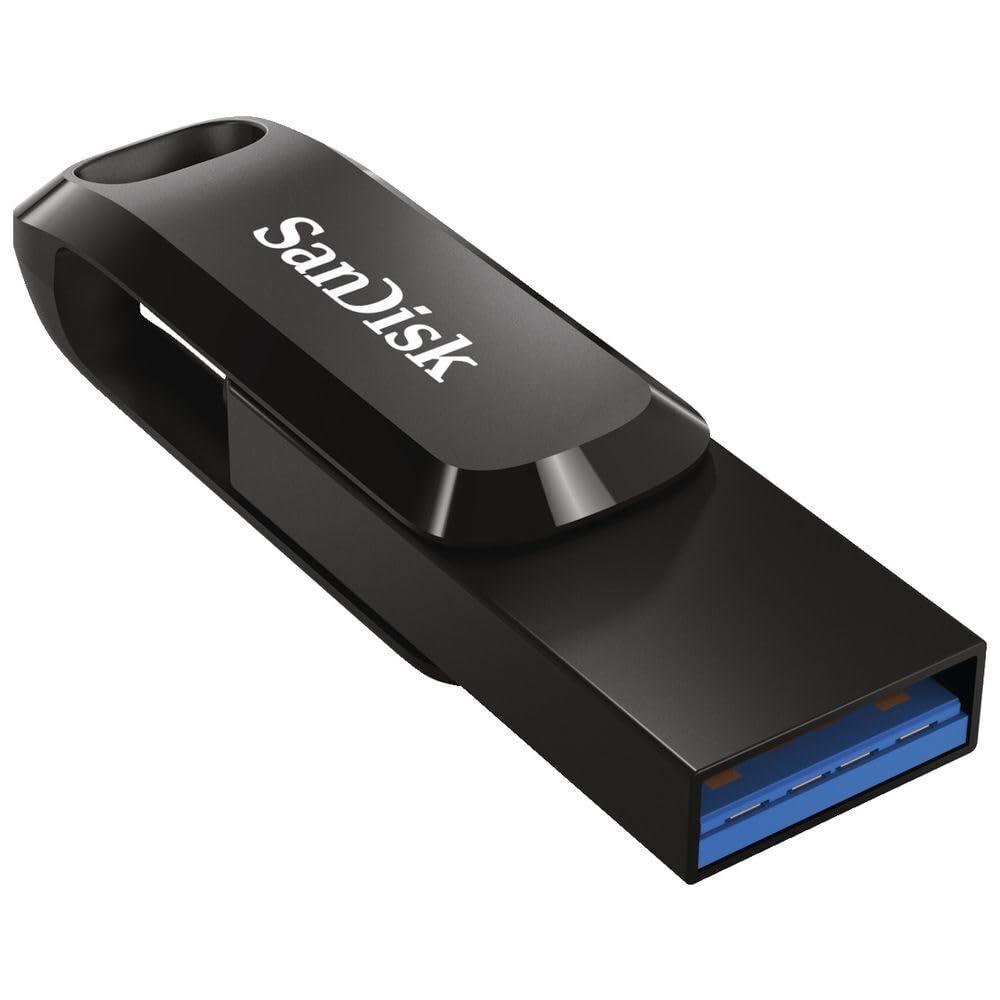SanDisk SanDisk 32GB Ultra Dual Drive Go USB Type-C Flash Drive, Black - SDDDC3-032G-G46