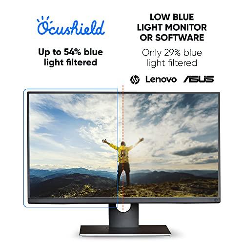 Ocushield Ocushield 15.6” (16:9) Premium Anti Blue Light Screen Protector with Privacy Filter for Laptops and Computer Monitors - Anti-Glare - Easy Install - Anti-Fingerprint - Reduce Eye Fatigue(345 x 194 mm)