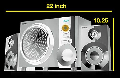 Boytone Boytone BT-215FD Wireless Bluetooth Stereo Audio Speaker 55 W with Powerful Sound, Bass System, FM Radio, Remote Control, Aux-in Port, USB/SD/for Phone's Laptops