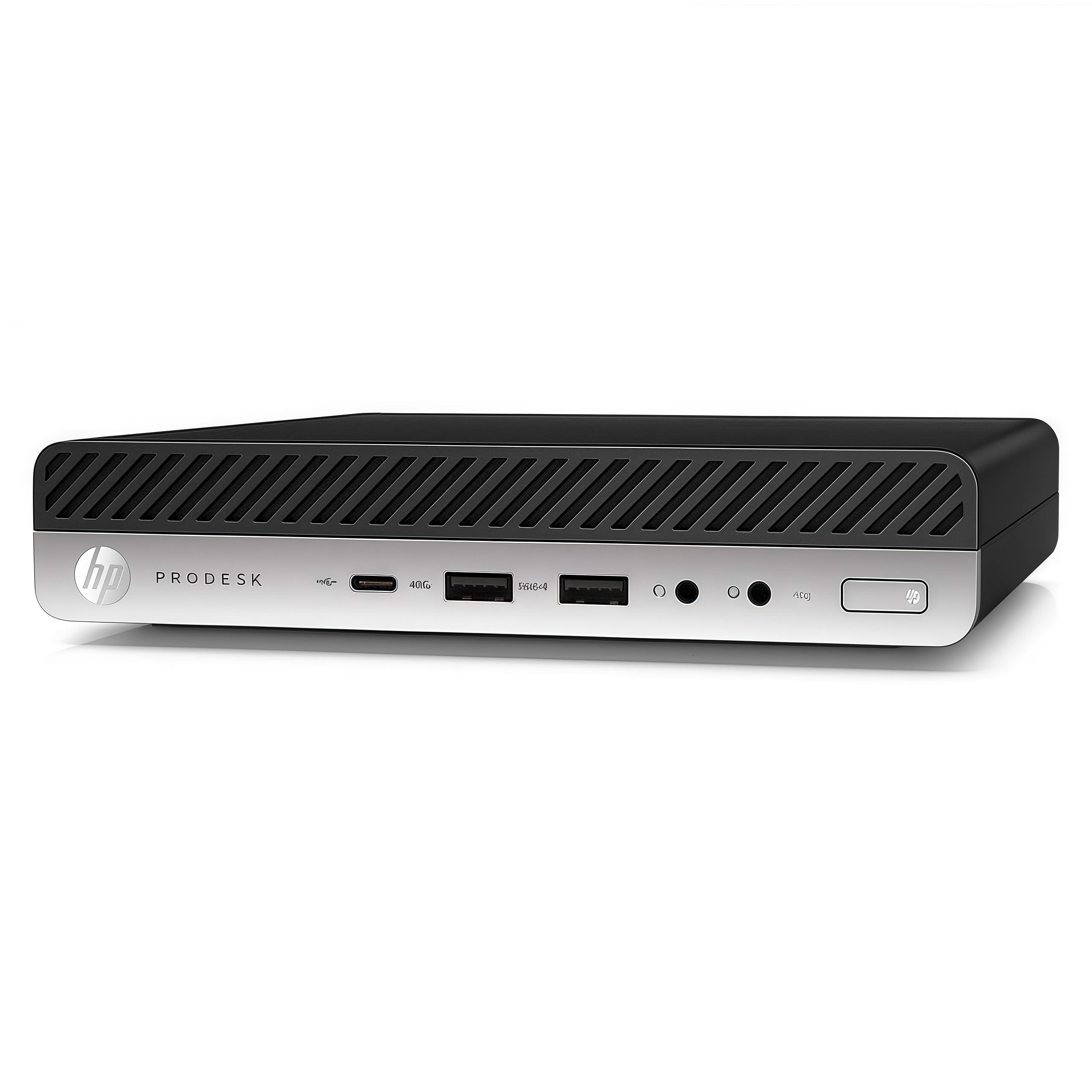 HP HP EliteDesk 800 G4 Mini Grade A Desktop, Intel Core i5-8500T Professor, 2.1 GHz, 16GB DDR4 RAM, 512GB SSD, Wi-Fi, Bluetooth, Windows 10 Pro 64 bit (Renewed)