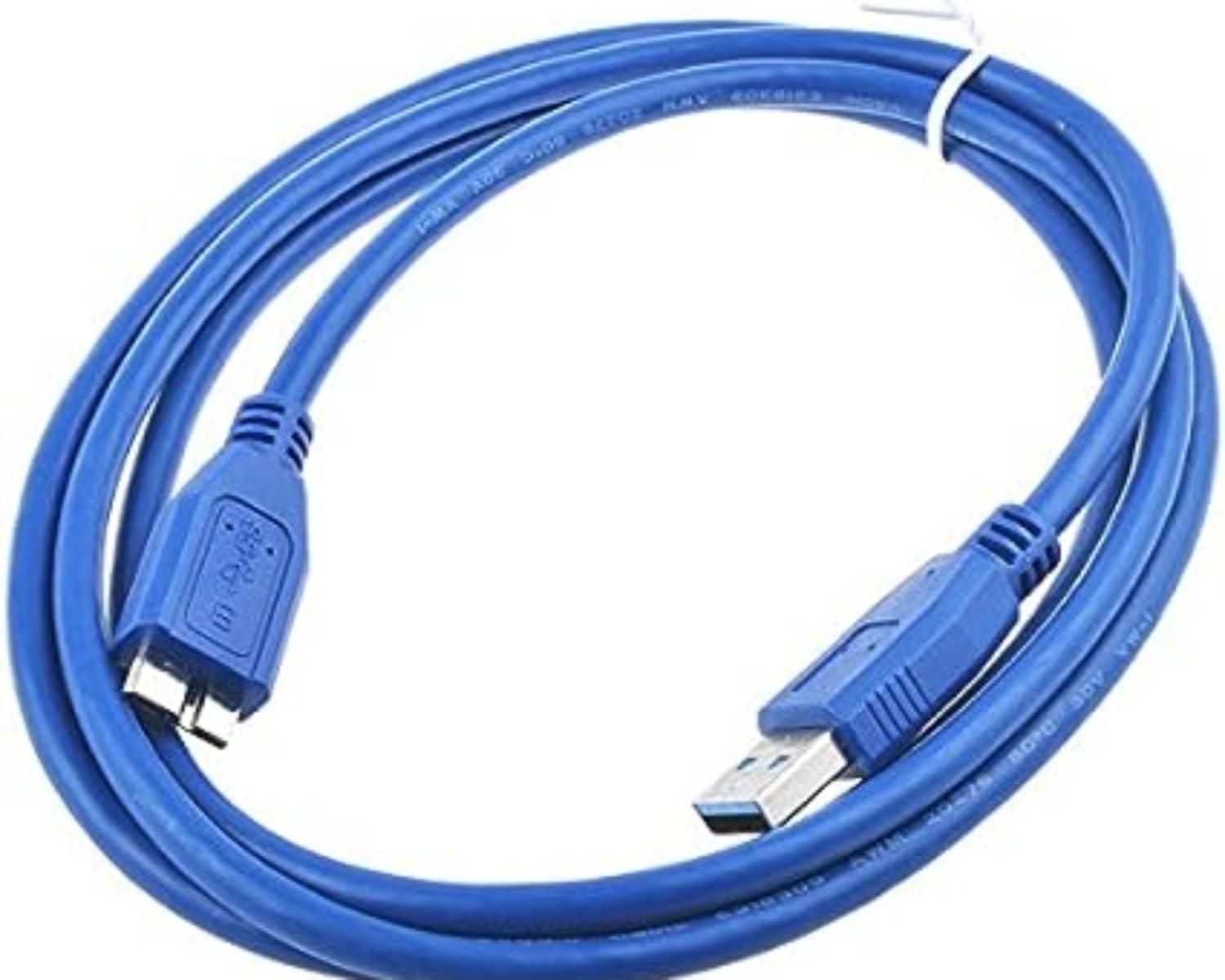 GUY-TECH GUY-TECH USB Cable Cord Lead Compatible with LaCie Rikiki 301952 3.0 1TB 1000GB External Hard Drive