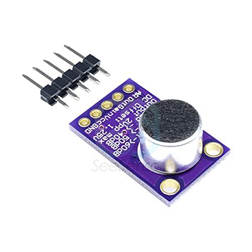 ElectronicMaker MAX9814 Microphone AGC Amplifier Board Module Auto Gain Control for Arduino Programmable Attack and Release Ratio Low THD