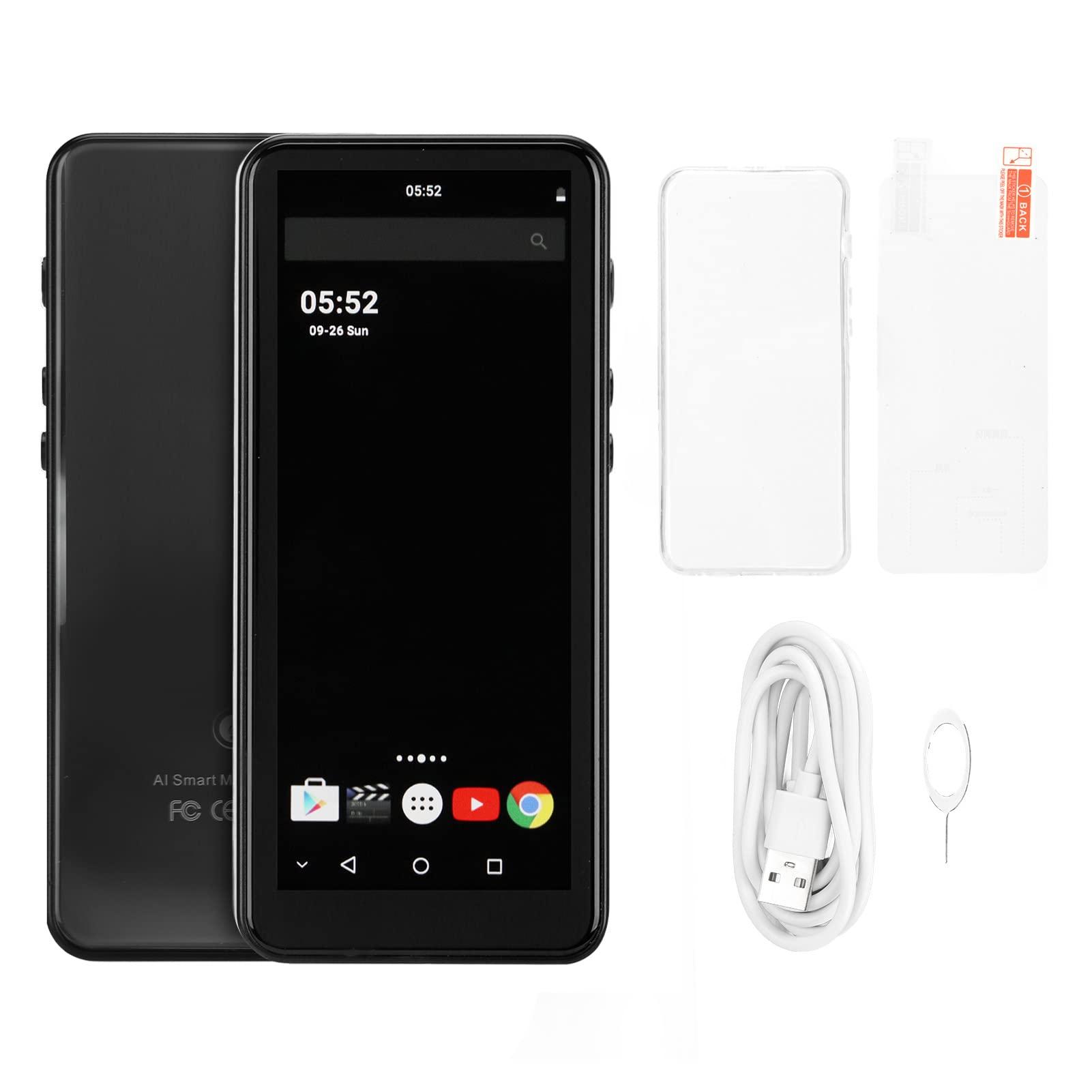 Dpofirs MP3 Player with Bluetooth and , 4 MP4 MP3 Player, Portable HiFi Sound Digital Audio Player with Speaker, Digital Music Player Gifts, 2GB+16GB (Black)