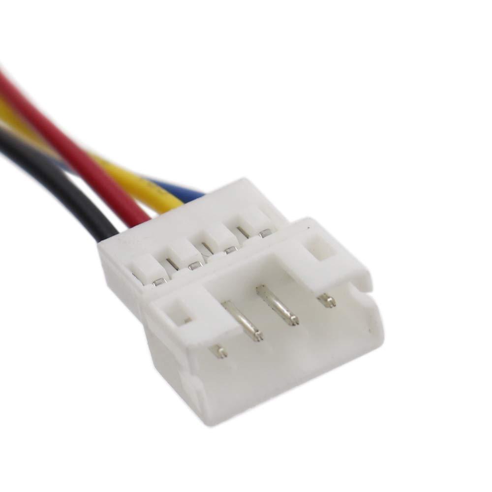 GENNEL GENNEL PWM GPU Fan Adapter Cable, Mainboard Standard 4-pin to GPU Mini 4pin Extension Power Cable, Graphics Card Cooling Fan Connector