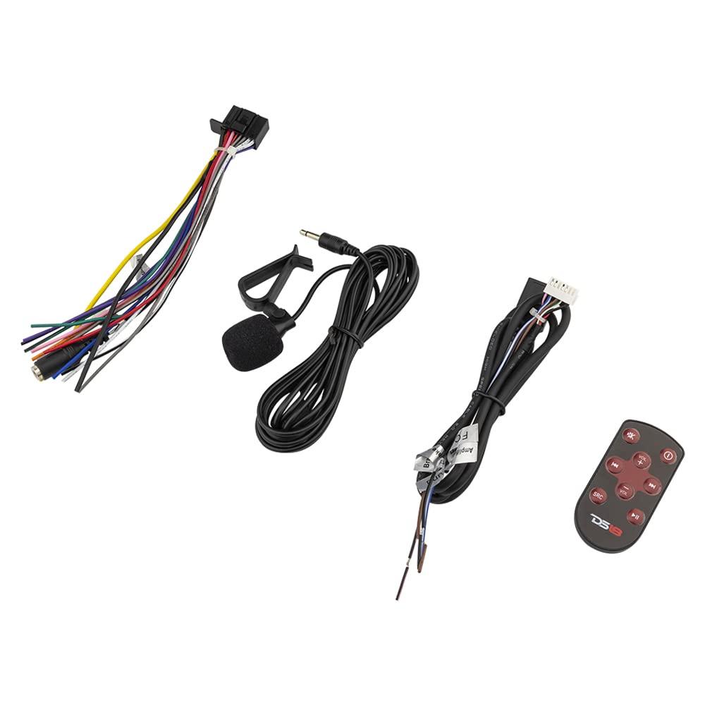 DS18 DS18 DDX6.9CP 6.9"" Touchscreen Mechless Double-Din Headunit Apple Car Play & Bluetooth, Mirror Link Android - Digital Multimedia AUX/USB/MP3/ AM/FM Radio Remote (Renewed), Black