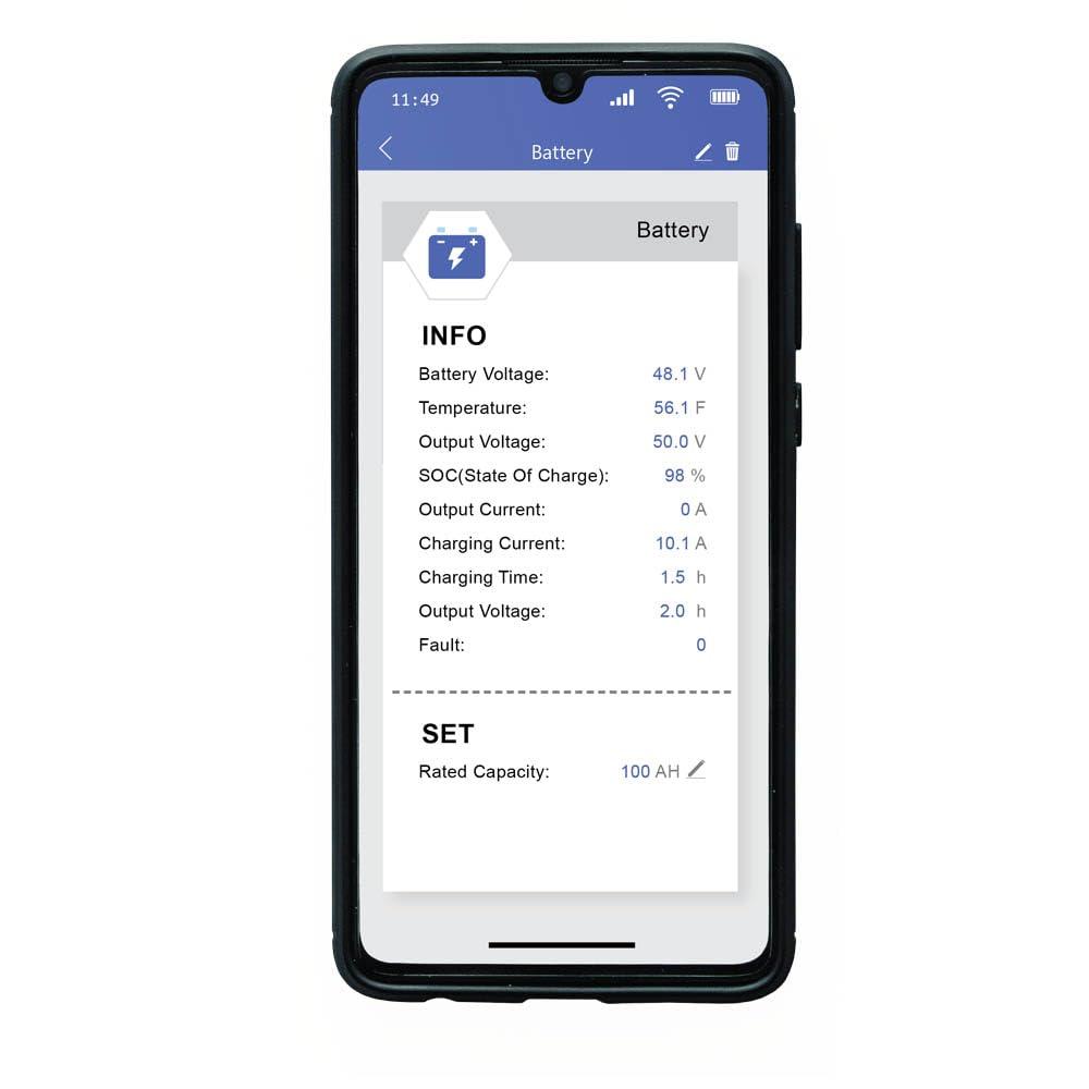 AIMS Power AIMS Power 1000 Watt Pure Sine Inverter Charger 12 Volt DC to 120 Volt AC ETL Listed with AIMS Pro Bluetooth Device Monitor