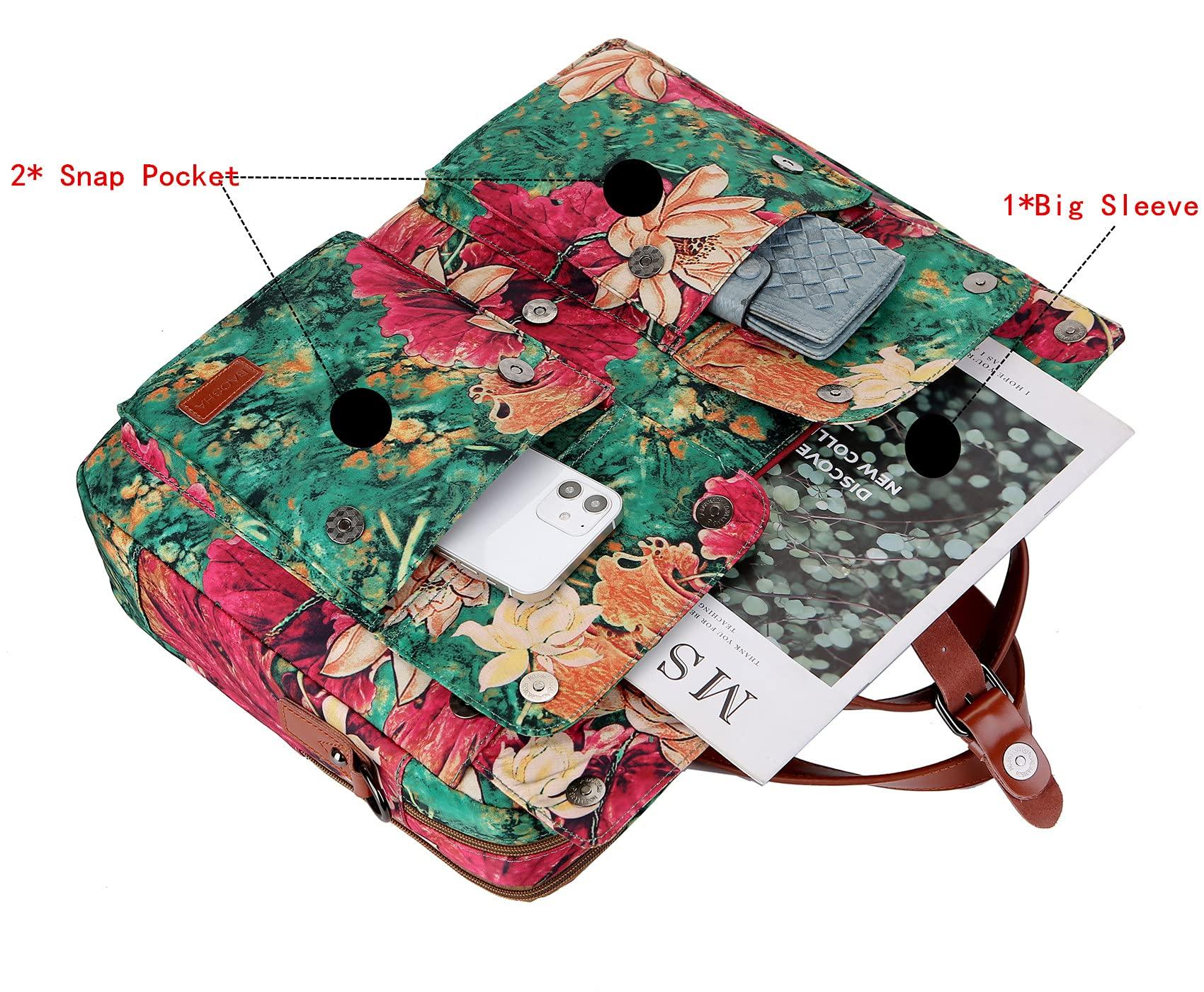 Baosha Baosha Multicoloured 17inch Laptop Computer Bag Messenger Bag Briefcase for Women BC-07 (BS)