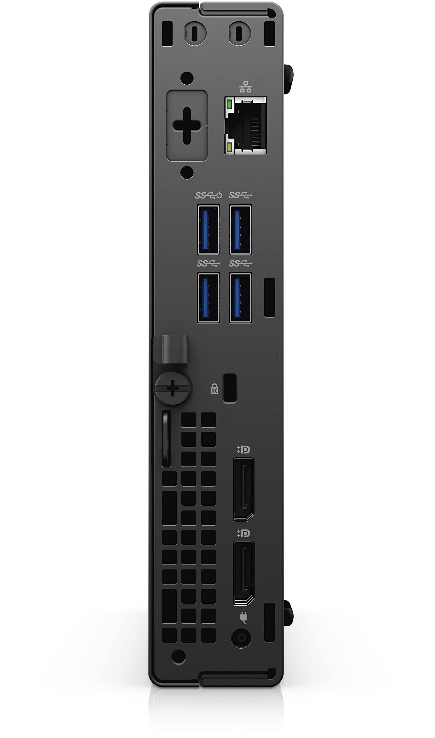 Dell DELL 2022 Optiplex 3090 Micro Form Factor Business Desktop, Intel Core i5-10500T, 32GB RAM, 1TB PCIe SSD, DisplayPort, RJ-45, Wi-Fi 6, Bluetooth, Wired Mouse&Keyboard, Windows 11 Pro, Black