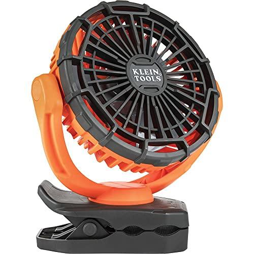 Klein Tools Klein Tools PJSFM1 Cordless Rechargeable Fan with USB-C Charging Cord and Multiple Mounting Options Perfect for the Jobsite
