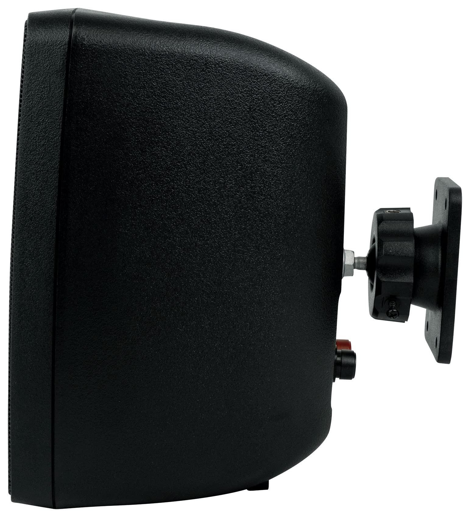 Rockville Rockville RCS180-6 180 Watt 6 Zone 70v Commercial/Restaurant Amplifier/Bluetooth Bundle with (6) WET-40B 4\" Wall Speakers Black Swivel