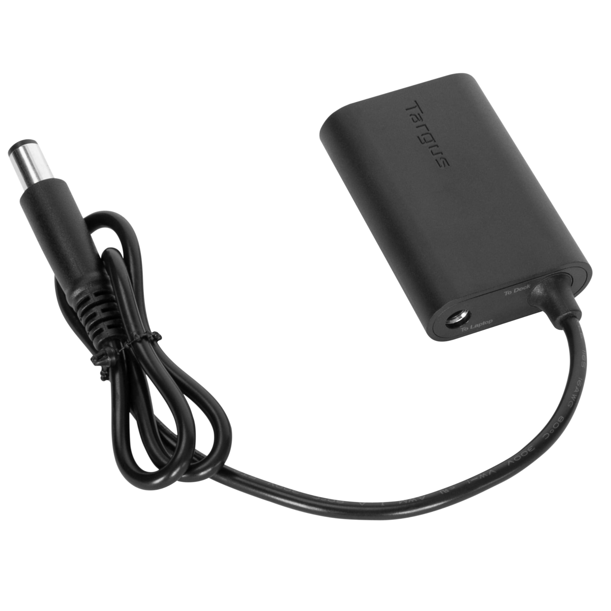 Targus Targus Legacy 65W DC Power Converter with Tips & Storage Compatible with DOCK310, DOCK315, DOCK180 Power Delivery Charging for Legacy Laptops - ACA48GLZ