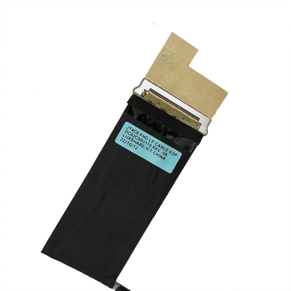 ZAHARA ZAHARA 30PIN FHD LP LCD LVDS LED Screen Video Display Flex Cable for Lenovo ThinkPad T14 Gen 3 21AH 21AJ 21CF 21CG / P14s Gen 3 21AK 21AL 21J5 21J6 5C11C12658 DC02C00U110 DC02C00U120 DC02C00U130