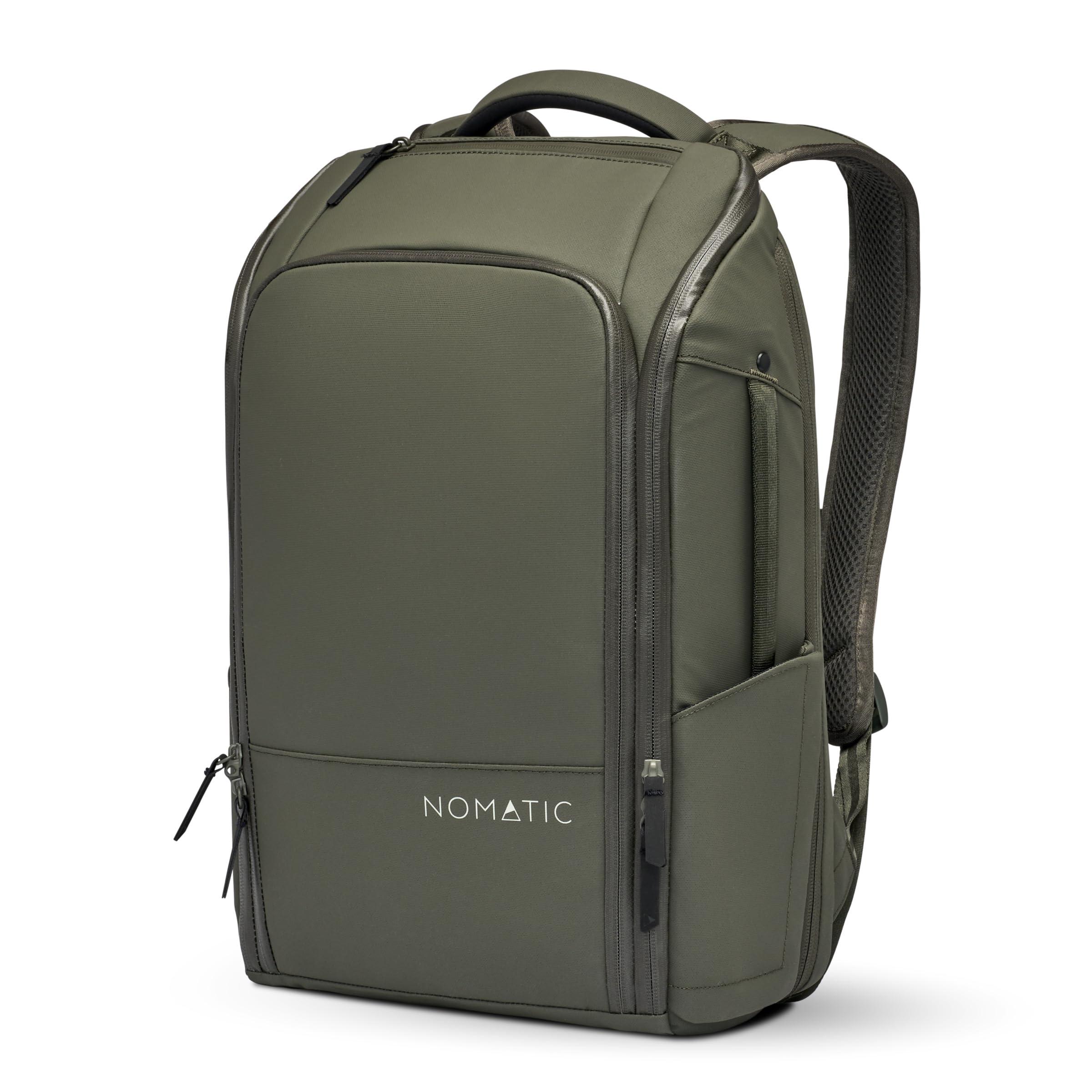 NOMATIC NOMATIC 14L Backpack- Carry On Backpack and Water Resistant Laptop Bag - Carry On or Business Backpack for Men and Women (Olive)