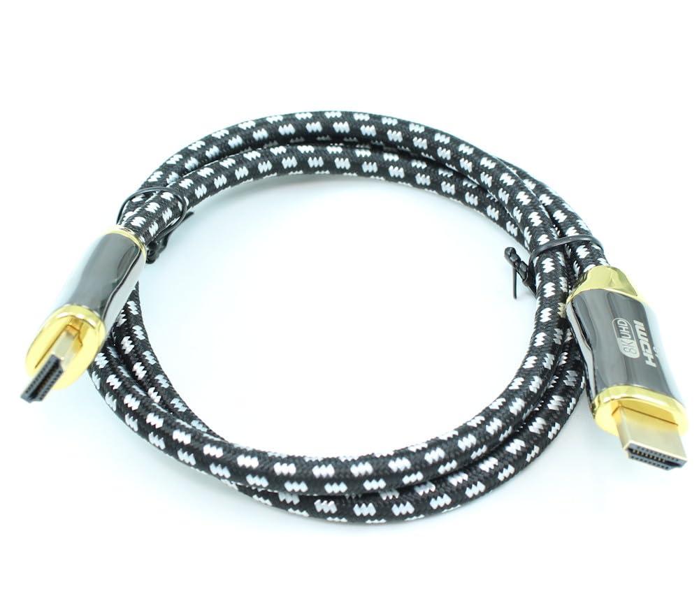 My Cable Mart MyCableMart 3ft Elite Ultra High Speed 8K@60Hz/48Gb HDMI Cable Gold Plated Cable