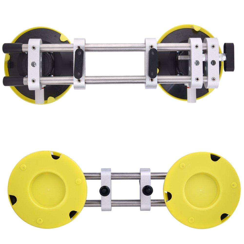 IMT IMT 2 Pack Seamless Seam Setter with 6-Inch Vacuum Suction Cups for Seam Joining and Leveling, Professional Countertop Installation Tool for Granite, Stone, Marble, Slab, Free Storage Case and Gloves