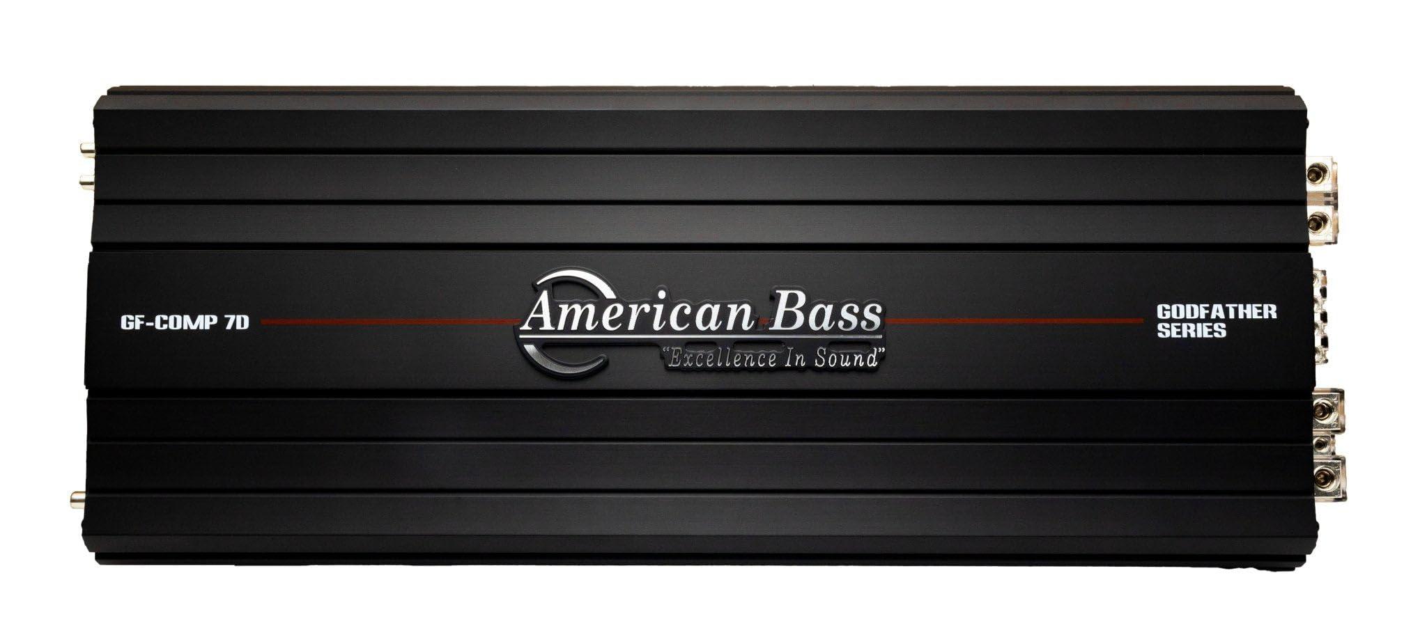American Bass American Bass Godfather Comp 7D Monoblock 1-Channel Digital Amplifier