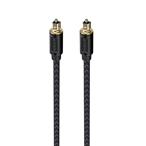 AUSTERE AUSTERE V Series Optical Audio Cable 2.0m | Pure Gold Connectors, aDesign Precision LinkFit Housing & WovenArmor High-Flex Cable (2021)
