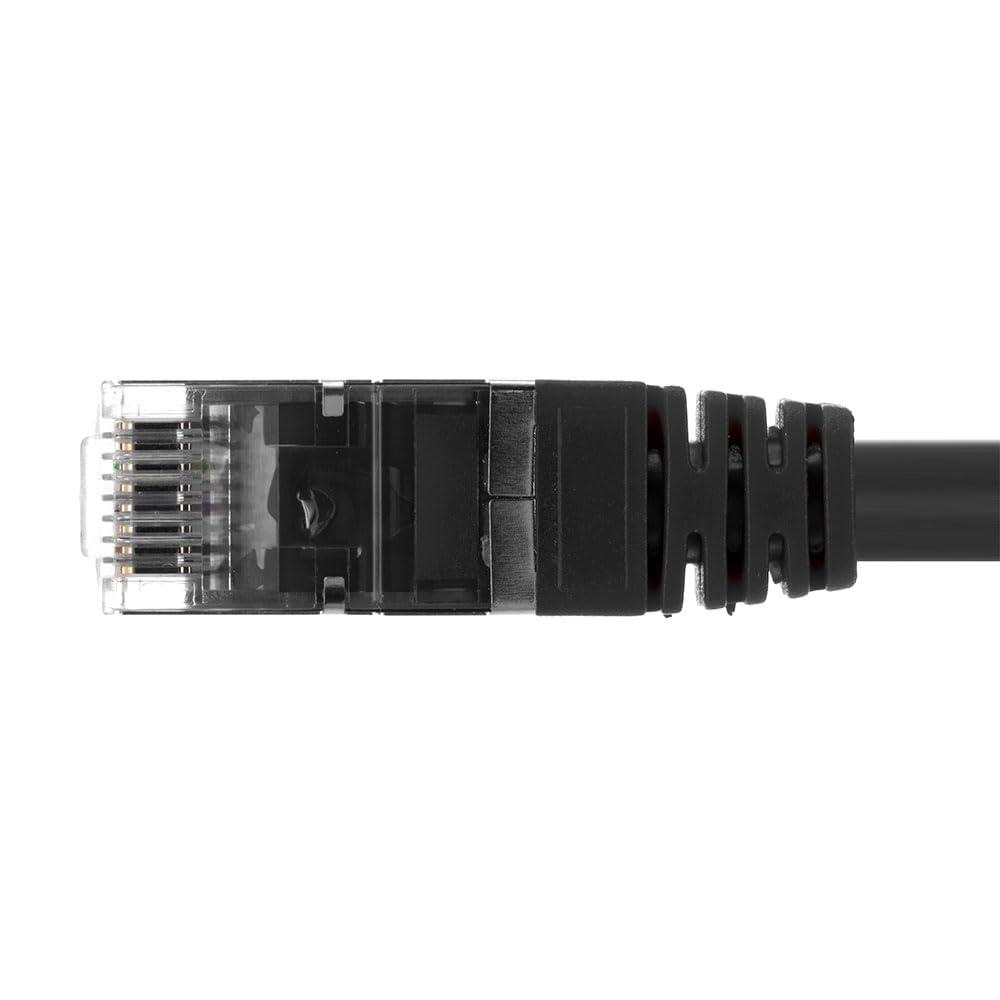 NavePoint NavePoint Ethernet Patch Cable CAT6, F/UTP, 26AWG, 7 Ft, 5 Pack, Black
