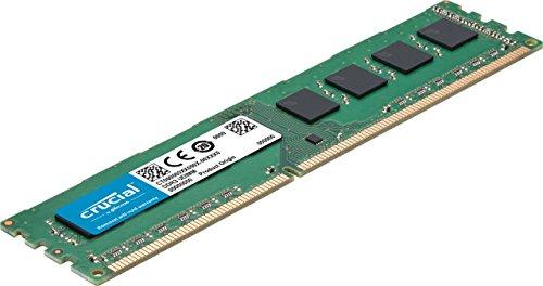 Crucial Crucial 8GB Single DDR3/DDR3L 1600 MT/s (PC3-12800) DR x8 ECC UDIMM 240-Pin Memory - CT102472BD160B
