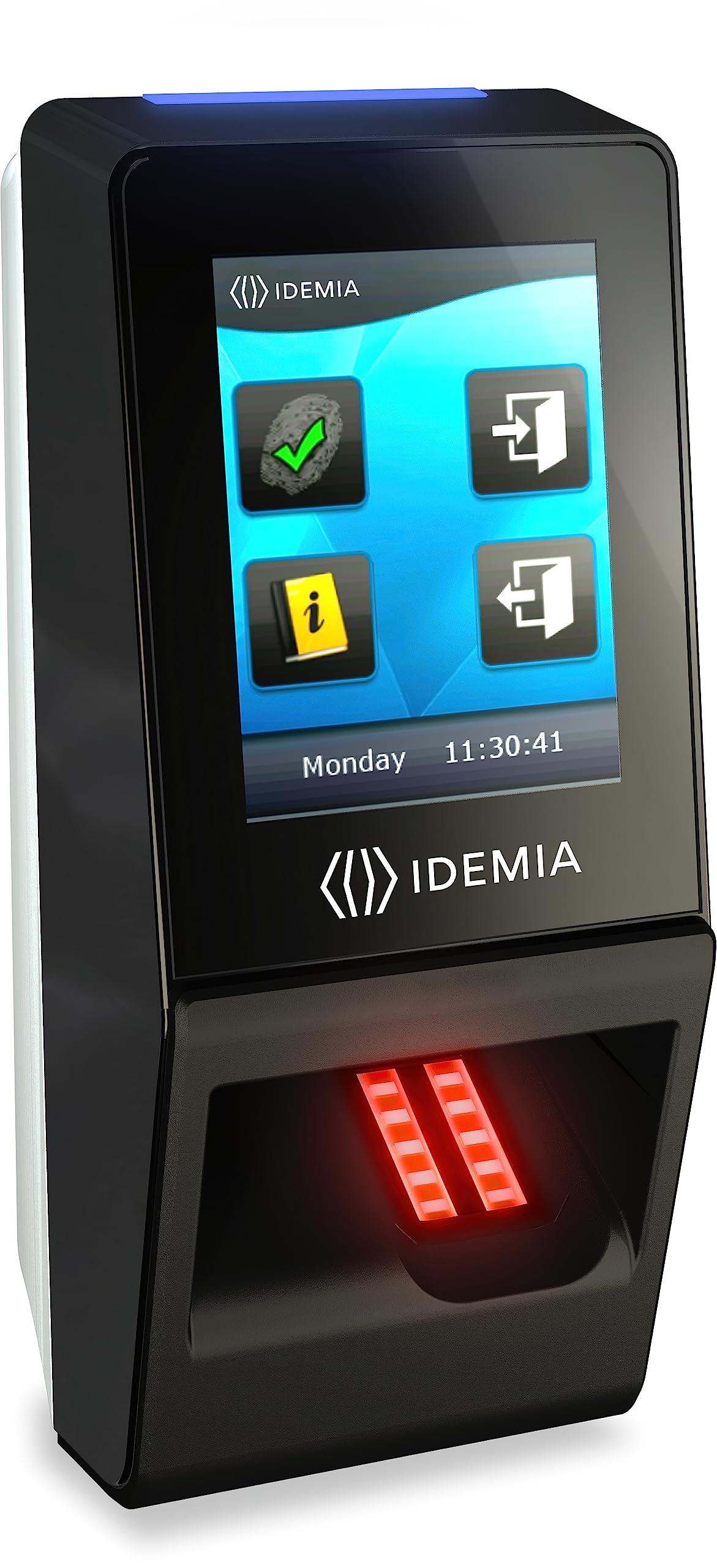 Idemia Idemia 293673644 Sigma Lite+ Biometric, HID iClass Cards Access Control/Time and Attendance Fingerprint Station; Embedded Web Server; IP65 Rated and Vandal Resistant