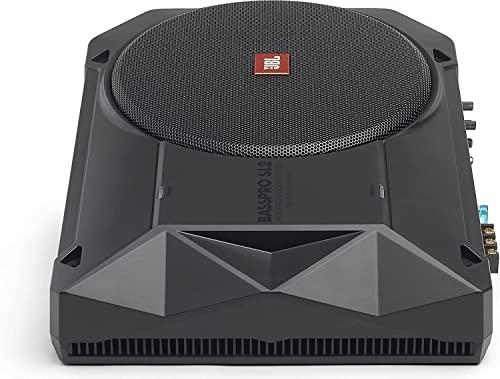 JBL JBL BassPro SL 8-inch 125W RMS Powered Under-Seat Compact Subwoofer Enclosure System (250 watts RMS: 125 watts), Black