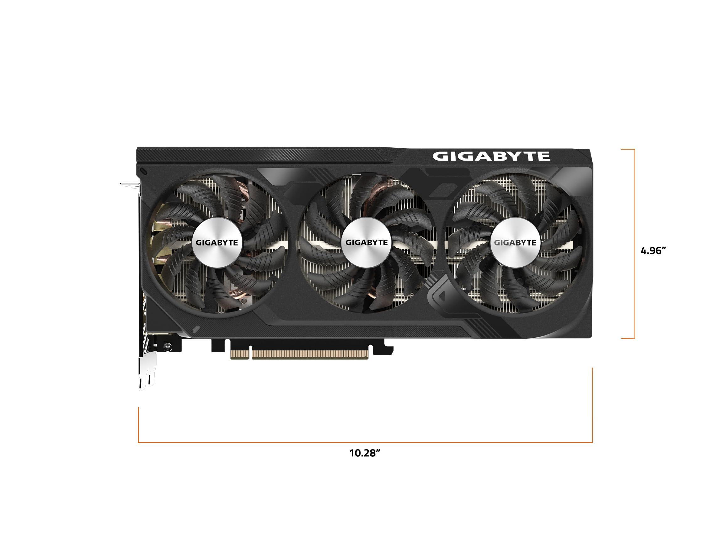 GIGABYTE GIGABYTE GeForce RTX 4070 Super WINDFORCE OC 12G Graphics Card, 3X WINDFORCE Fans, 12GB 192-bit GDDR6X, GV-N407SWF3OC-12GD Video Card