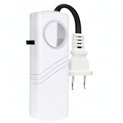 Lelukee Power Failure Alarm, Automatic Power Cut Alert - 80db LED Indicator Siren, 2x AAA Battery (Not Included)